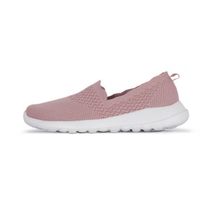 China Maker Casual Sport Shoes Lady Slip On Breathable Pink Loafer Woman Sandals Sapatos Summer Flat Casual