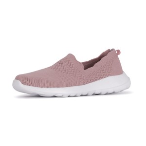 China Maker Casual Sport Shoes Lady Slip On Breathable Pink Loafer Woman Sandals Shoes Summer Flat Casual