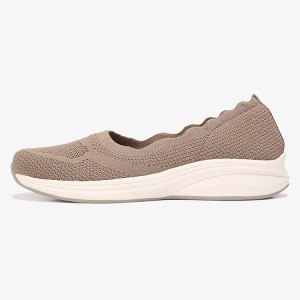 JIANER OEM/ODM Breathable Slip on Fly Knitted Weaving Mesh Shoes Walking Style Shoes for Women Casual Shoes Customized With BSCI