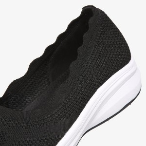 JIANER OEM/ODM Comfortable Slip on Mesh Shoes Akpụkpọ ụkwụ na-eje ije maka ụmụ nwanyị akpụkpọ ụkwụ nkịtị ahaziri BSCI Unisex MD Rubber