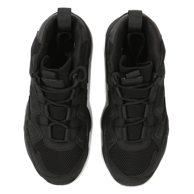 Men Women Breathable Sneaker With Elastic Band Unisex Black Basketball Shoes