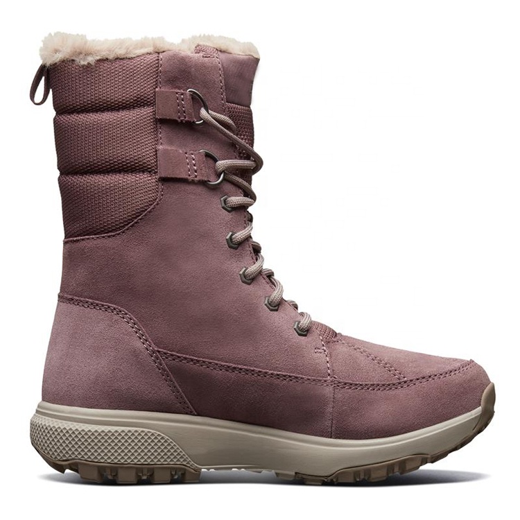 Hoʻolālā Logo Hoʻolālā Fur OEM ODM Service New Fashion China Box Adult Customized Logo Warm Waterproof Botas Women Winter Snow Boots