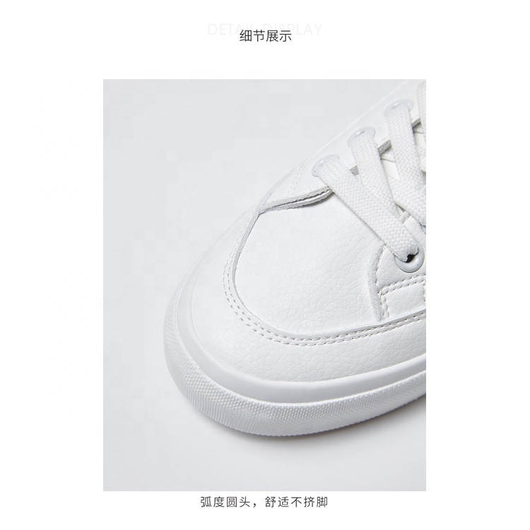 Outdoor Fashion Anti Slip Walking Sneakers White Flat Casual Shoes For Men Women