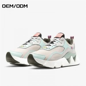 China Custom Footwear Breathable Platform Casual Sneaker Women Men Fashion Design Adult’s Sports Shoes