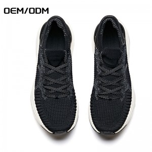 Fujian OEM ODM Service Wholesale Women Knitting Zapatos Athletic Running Sneaker Men Trainers