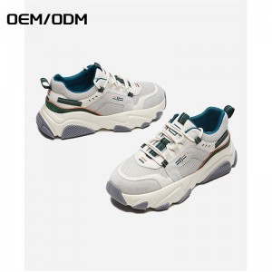 China Men Fashion Lace-up Mesh Breathable Sneakers Sport Shoes