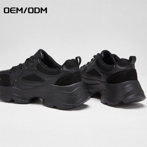 China Lace-up Mesh Lightweight Comfortable Breathable Walking Sneakers Clunky Shoes