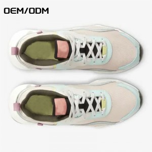 China Custom Footwear Breathable Platform Casual Sneaker Women Men Fashion Design Adult’s Sports Shoes