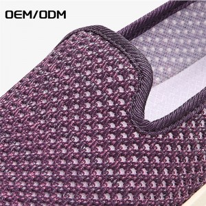 Comfortable and breathable knitted slip on flat causal men shoes sports sneakers